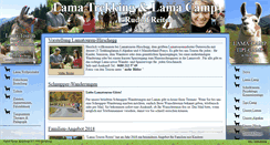 Desktop Screenshot of lama-touren.at